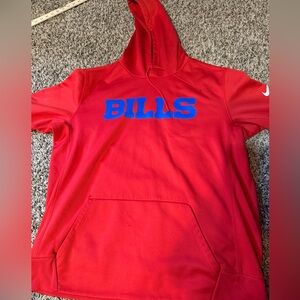 Nike Dri-Fit Buffalo Bills Hoodie Red XL